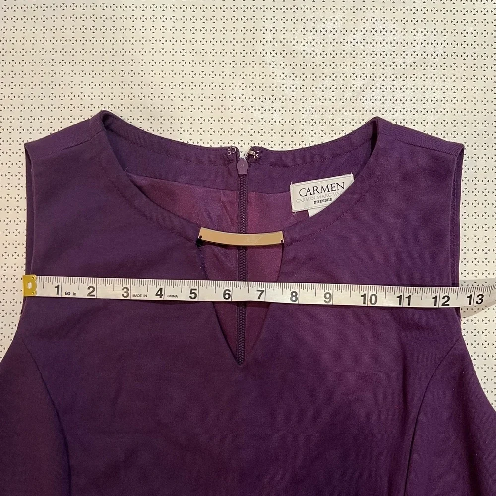 Carmen Marc Valvo Womens Dress Size 8